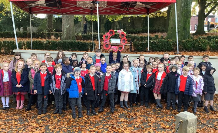 Image of Remembrance Day Walk Year 3 and Year 5